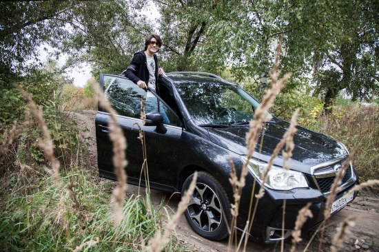 Тест-драйв Subaru Forester XT с  Надеждой Вавржиной и Андреем Цветковым