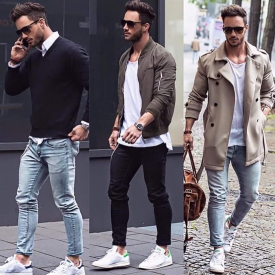  Мужские джинсы в стильном образе 