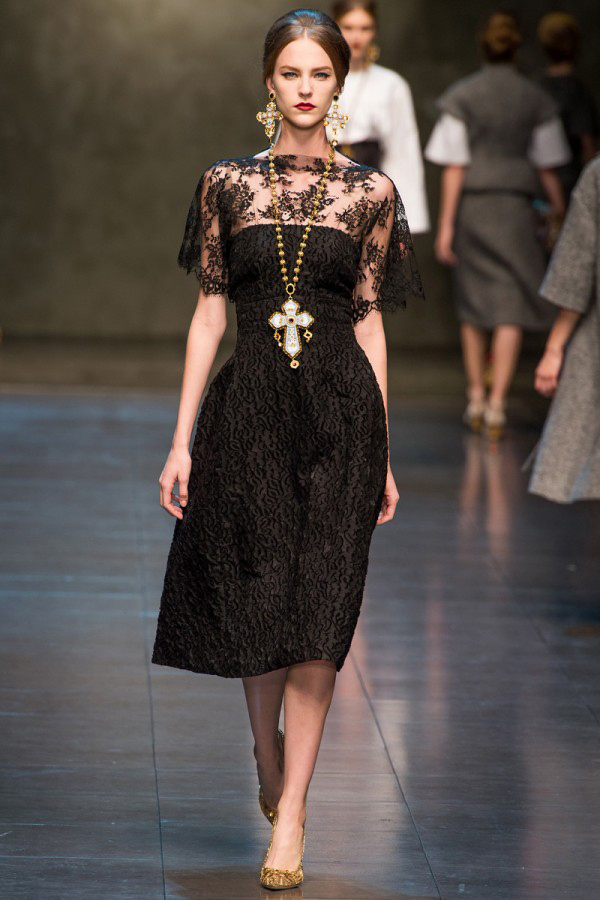 Dolce & Gabbana. Тенденции моды: Осень 2013-Зима 2014 (часть 1)