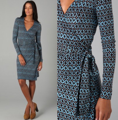 Платье с запахом от Diane von Furstenberg 