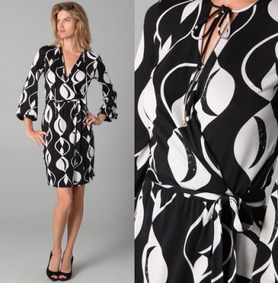 Платье с запахом от Diane von Furstenberg 