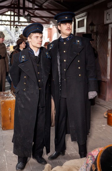 На съемках фильма «Елки 1914»
