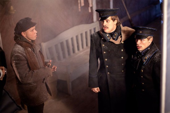 На съемках фильма «Елки 1914»