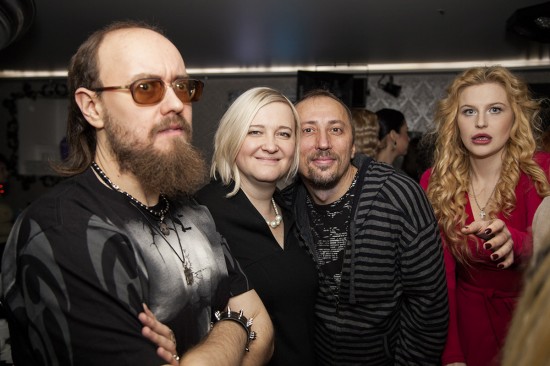 Главный редактор LiS.pw Надежда Вавржина, главный редактор MuseCube Владимир Кальян и Марина Урусова.Презентация концертной программы певицы Златы Божен 