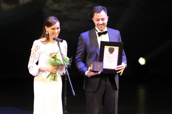 Марго Горшенева и Владимир Пахомов (QB Finance). SPEAR’S Russia Awards