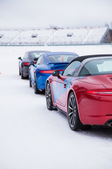 Московский Porsche Winter Festival 2015: преимущества зимней езды на высоких скоростях