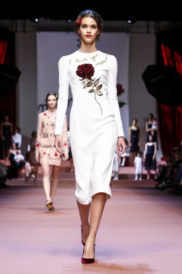 Материнская гордость от Dolce & Gabbana, осень 2015 / зима 2016