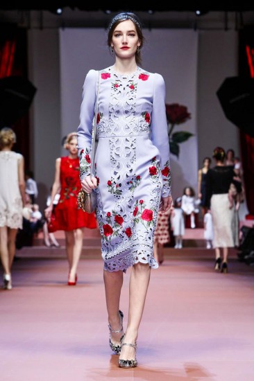 Материнская гордость от Dolce & Gabbana, осень 2015 / зима 2016