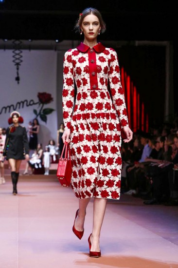 Материнская гордость от Dolce & Gabbana, осень 2015 / зима 2016