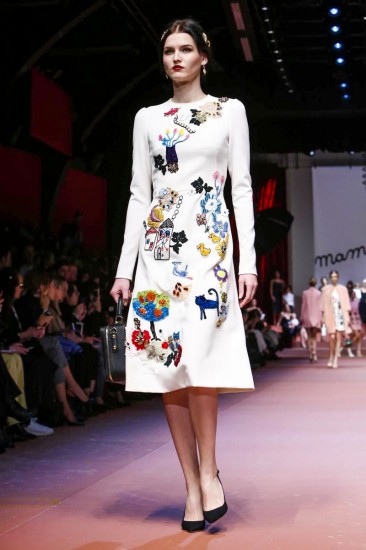 Материнская гордость от Dolce & Gabbana, осень 2015 / зима 2016