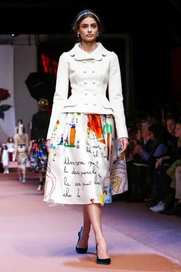 Материнская гордость от Dolce & Gabbana, осень 2015 / зима 2016