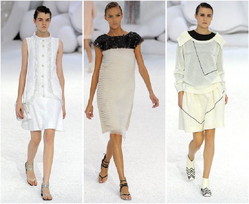 Chanel.Тренд весна-лето 2012. Черное и белое