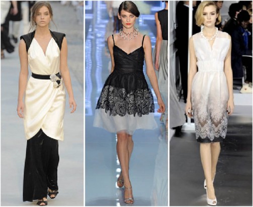 Dior.Тренд весна-лето 2012. Черное и белое