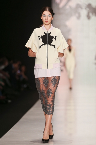 Dasha Gauser. MERCEDES-BENZ FASHION WEEK RUSSIA