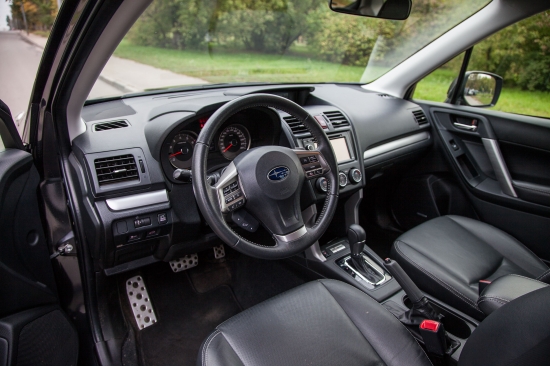Тест-драйв Subaru Forester XT с  Надеждой Вавржиной и Андреем Цветковым