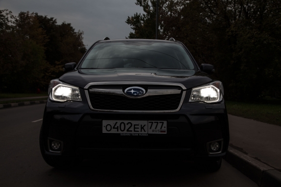 Тест-драйв Subaru Forester XT с  Надеждой Вавржиной и Андреем Цветковым