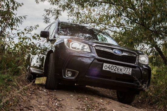 Тест-драйв Subaru Forester XT с  Надеждой Вавржиной и Андреем Цветковым
