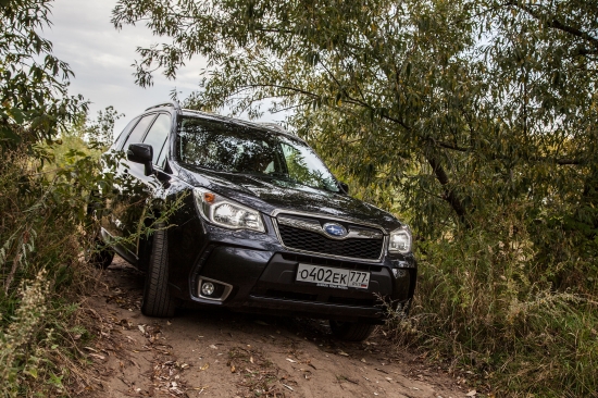 Тест-драйв Subaru Forester XT с  Надеждой Вавржиной и Андреем Цветковым