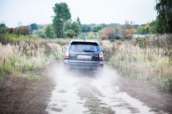 Тест-драйв Subaru Forester XT с  Надеждой Вавржиной и Андреем Цветковым