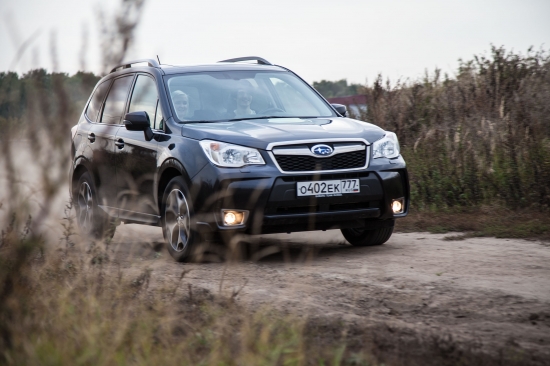 Тест-драйв Subaru Forester XT с  Надеждой Вавржиной и Андреем Цветковым
