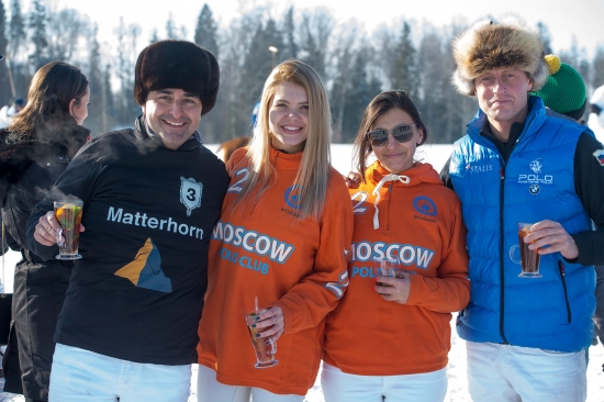 В Москве прошел первый Российско-Швейцарский чемпионат  по поло на снегу