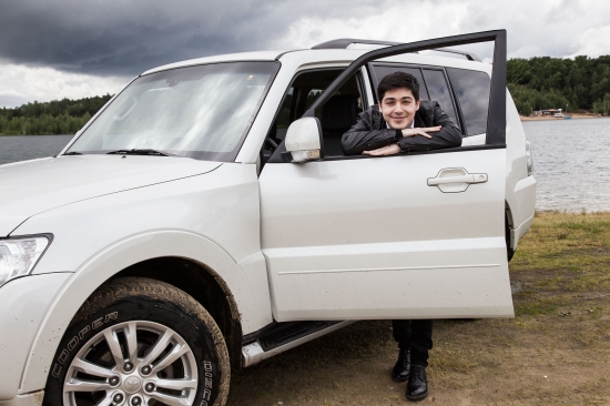 Тест-драйв Mitsubishi Pajero со Славой Басюл
