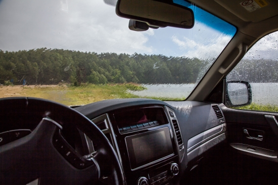 Тест-драйв Mitsubishi Pajero со Славой Басюл