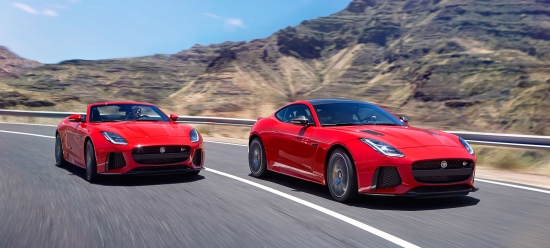 Новая линейка модификаций Jaguar F-TYPE