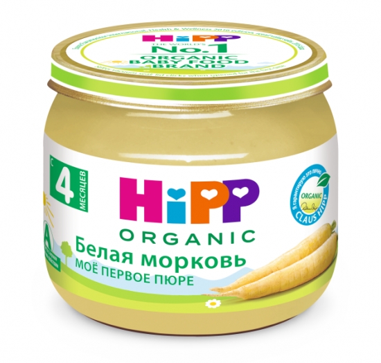 Моноовощные пюре HiPP – идеальное решение для начала прикорма