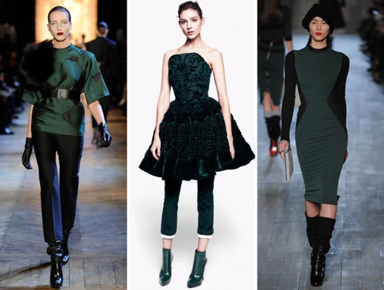 YSL, Alexander McQueen, Victoria Beckham. Тенденции AW12-13