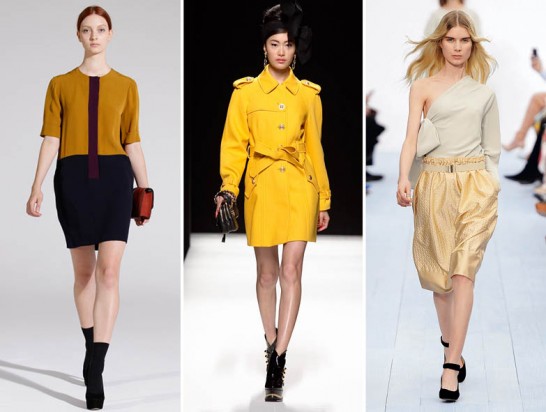 Victoria by Victoria Beckham, Moschino, Chloe. Тенденции AW12-13
