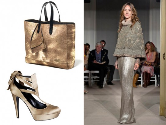 Сумка RalphLauren, туфли Alberta Ferretti, Alberta Ferretti. Тенденции AW12-13