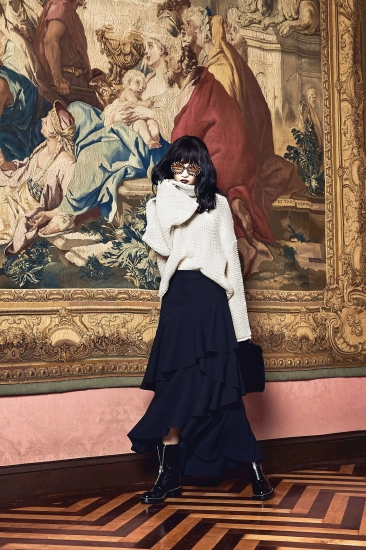 Alice and Olivia. Тепло и уютно: вязаный тренд осень-зима 2017/2018