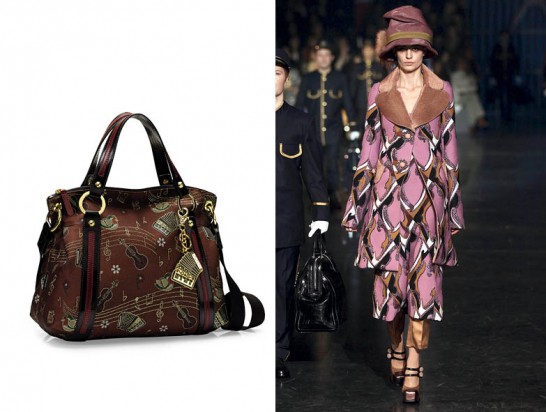Braccialini, Louis Vuitton. Принты осени-зимы 2012-13
