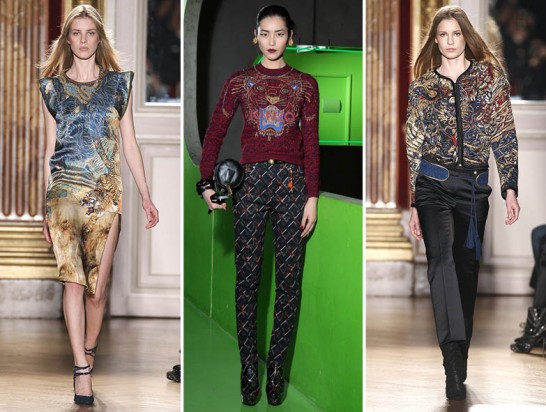 Barbara Bui, Kenzo, Barbara Bui. Принты осени-зимы 2012-13