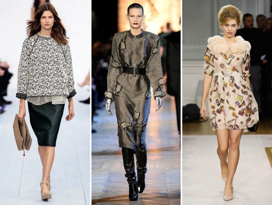 Chloe, YSL, Moschino C&C. Принты осени-зимы 2012-13