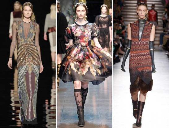 ETRO, Dolce & Gabbana, Missoni. Принты осени-зимы 2012-13