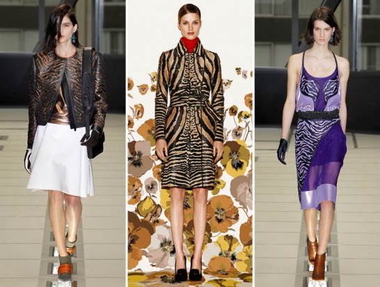 Balenciaga, Gucci, Balenciaga. Принты осени-зимы 2012-13