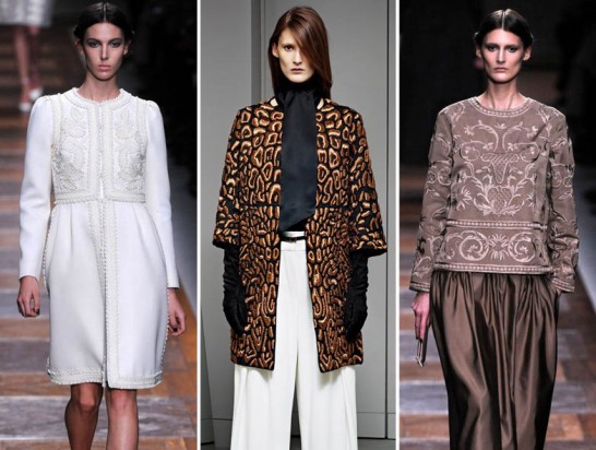 Valentino, YSL, Valentino. Тенденции осень-зима 2012-13