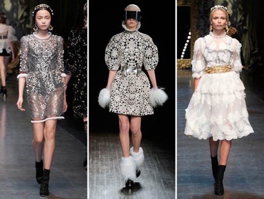 Dolce & Gabbana, Alexander McQueen, Dolce & Gabbana. Тенденции осень-зима 2012-13