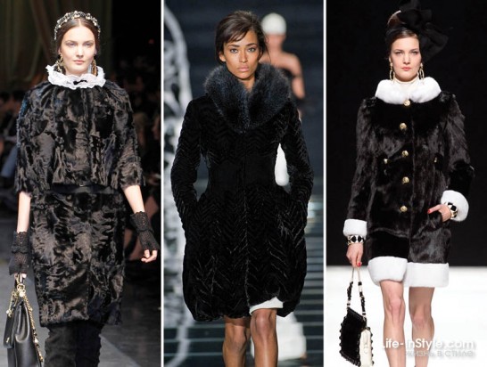 Dolce & Gabbana, Ermanno Scervino, Moschino. Тенденции на осень-зиму 2012-13