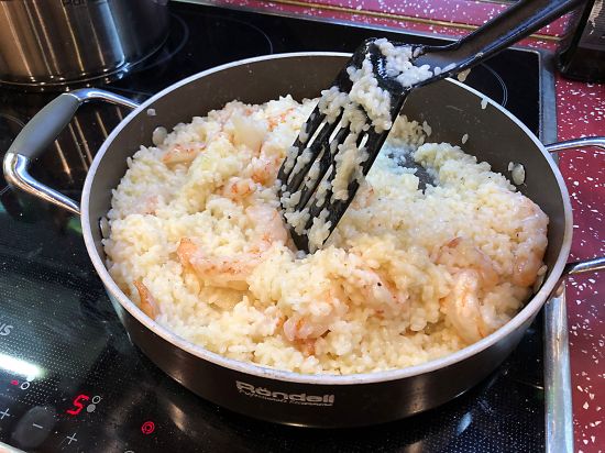 Ризотто с креветками