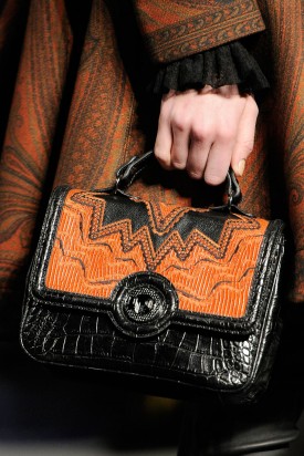 ETRO. Сумка из кожи рептилии. Сумки на осень-зиму 2012-13