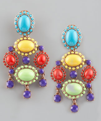 Oscar de la Renta. Серьги. Сезон осень-зима 2012-2013