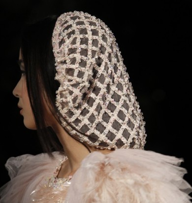 Chanel. Головные уборы на зиму 2013.