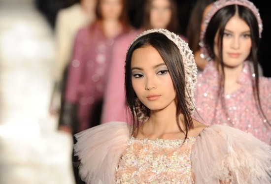 Chanel. Головные уборы на зиму 2013.