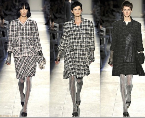 Chanel. Головные уборы на зиму 2013.