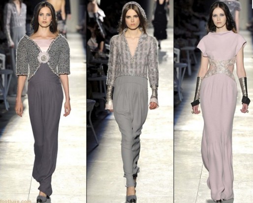 Chanel. Головные уборы на зиму 2013.