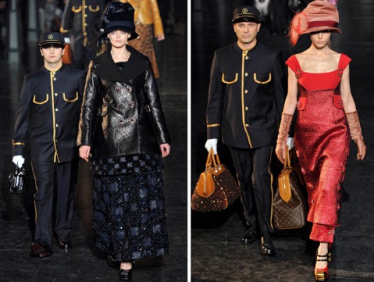 Louis Vuitton. Головные уборы на зиму 2013.