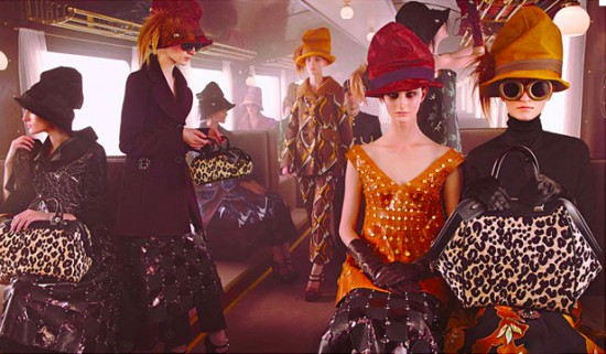 Louis Vuitton. Головные уборы на зиму 2013.